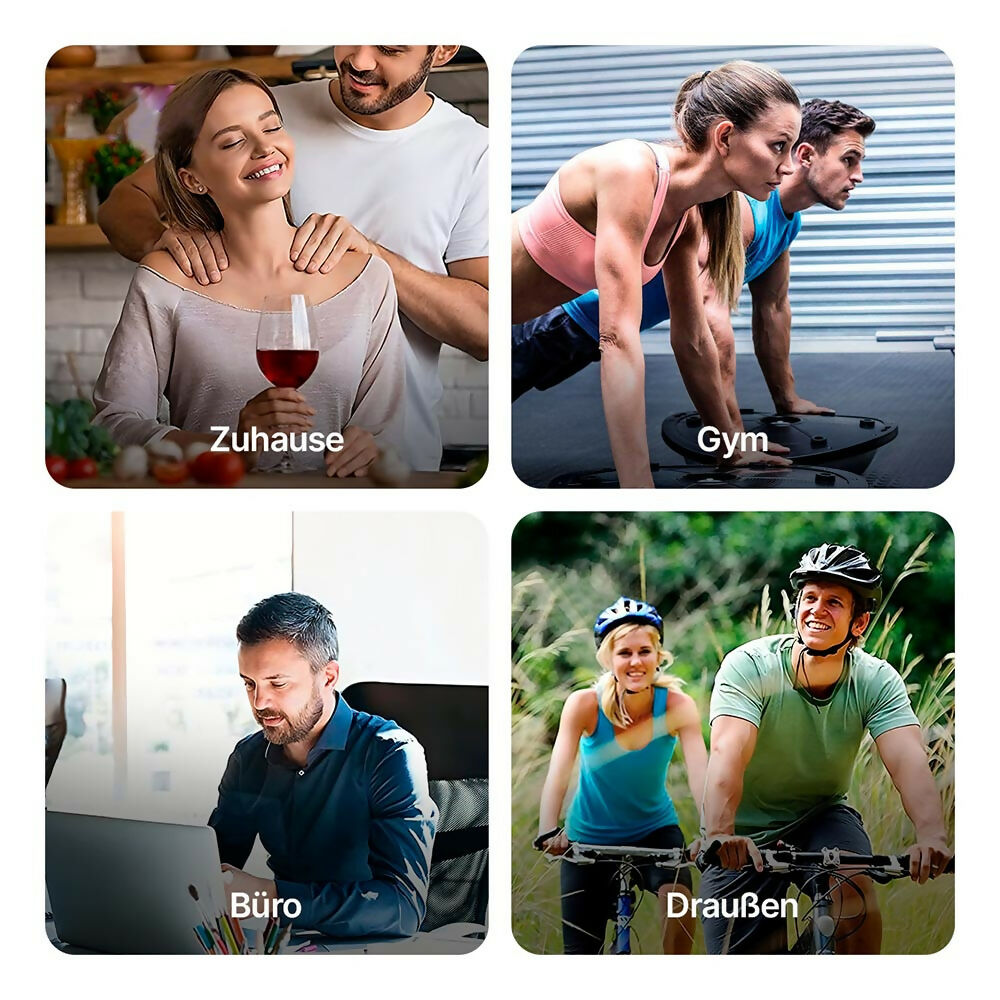 Massagepistole mit 30 Geschwindigkeiten und 6 Massageköpfen