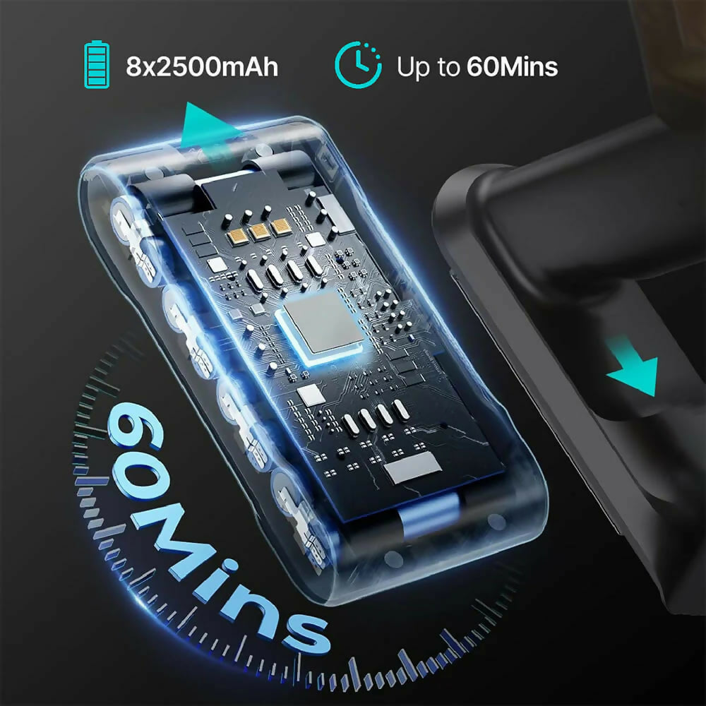 Akku-Staubsauger-X7-Akku-Laufzeit