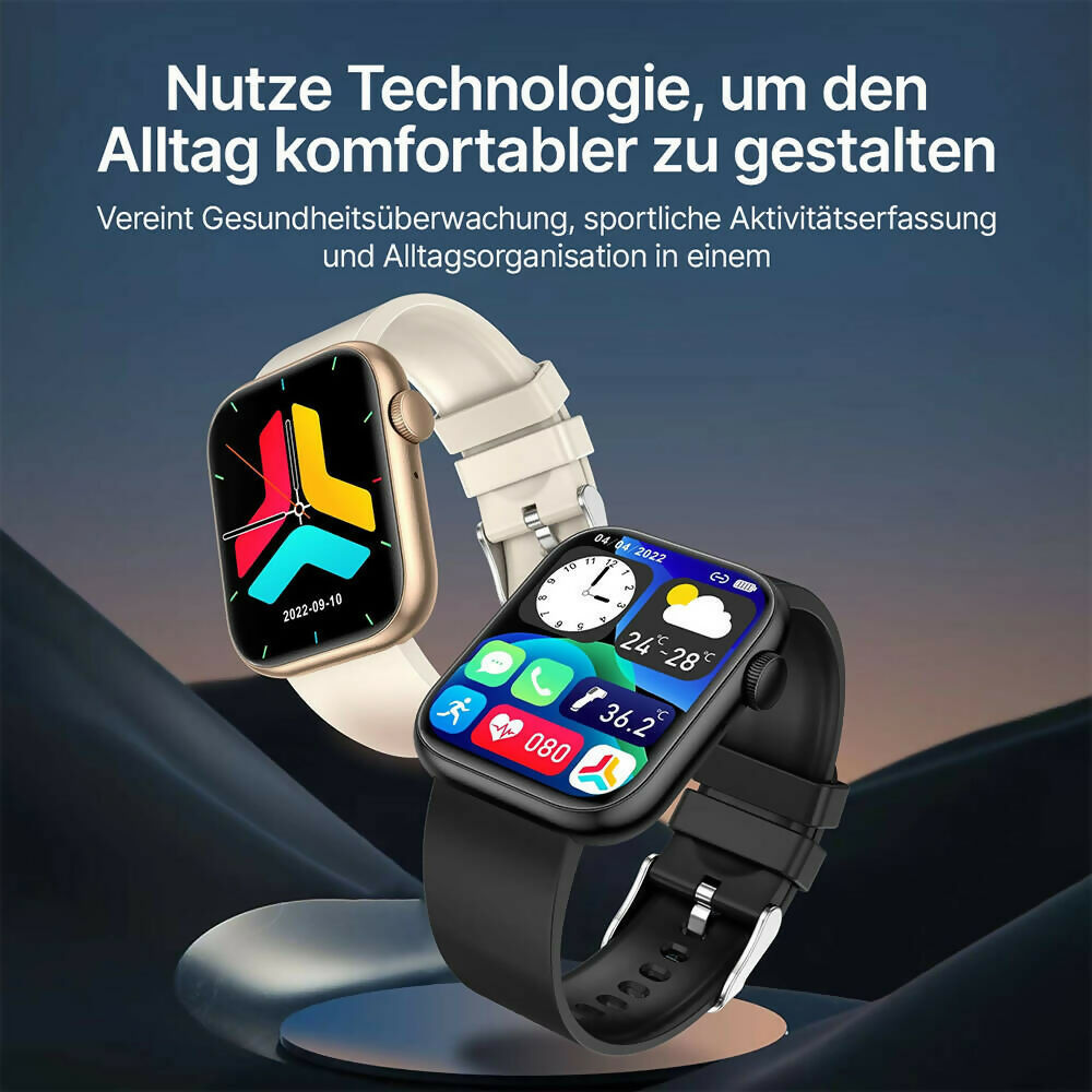 Smartwatch mit umfassenden Gesundheitsfeatures / IP67 Wasserdichtigkeit / 35 Tage Akkulaufzeit / 100 Sportmodi