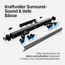 Premium Soundbar für TV, PC, Laptop & Home Cinema / Elegante Bluetooth Soundbar mit Subwoofer Surround-Sound / HDMI