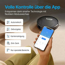 Akku Staubsauger Roboter / 4500PA / 180 Minuten Laufzeit / Intelligente Routenführung / Großer Staubbehälter / 3 HEPA-Filter / Auto-Boost für Höhenunterschiede / App-Steuerung